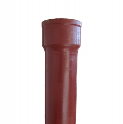 Dauphin galva droit Prepatina ardoise 1 m diamètre 80 mm