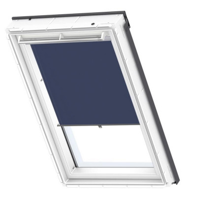Store rideau à enrouleur RHL UK00 pour fenêtre de toit bleu marine VELUX