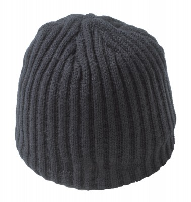 Bonnet acrylique avec broderie noir BASIC SEGMENT