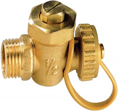 Robinet à boisseau mâle + bouchon 12x17 THERMADOR
