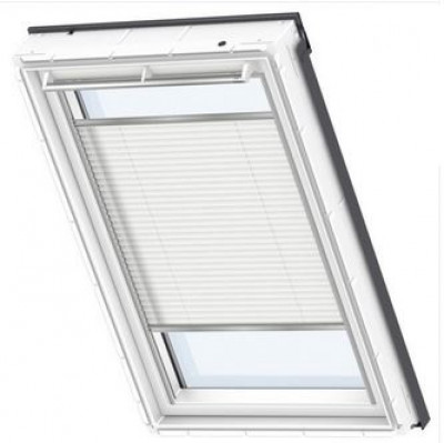 Store plissé blanc VELUX