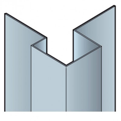 Angle extérieur Cédral LAP alu symétrique vanille AS2 3000 mm C02