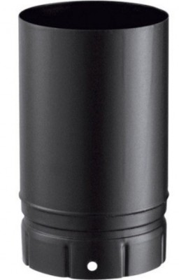 Tuyau émaillé noir mat 25cm diamètre 150mm POUJOULAT