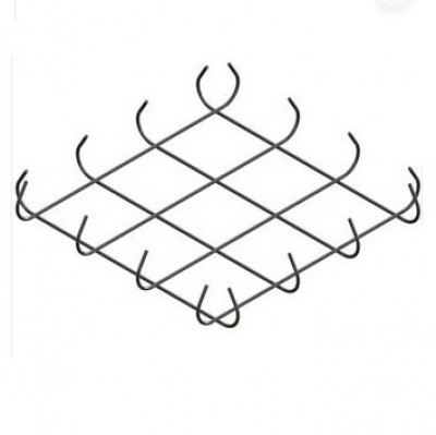 Armature de semelle isolée carrée HA8 E20 75 x 75 cm 2 x 4 FIMUREX