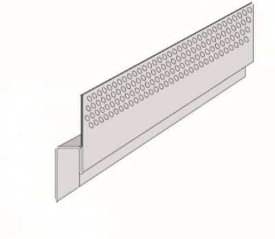 Grille de ventilation H13 sable Longueur 3000 mm