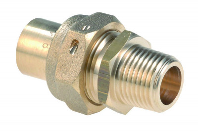 Raccord 3 pièces à visser M 3/4 cu22 CLESSE
