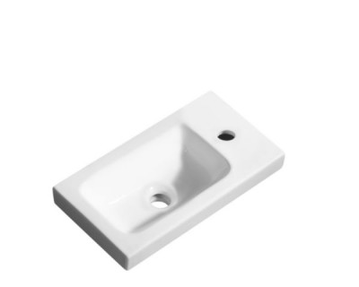 Plan céramique pour lave mains Plénitude 40 x 22 cm