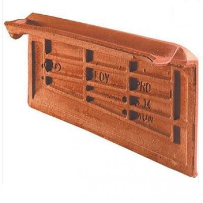 Tuile de rive individuelle droite Standard 14 212.41 rouge ancien EDILIANS