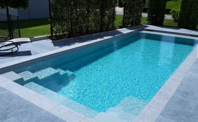 Dalle extérieure Opus A pierre bleue Julie 3 cm Module 1,48 m2 BAUMA STONE