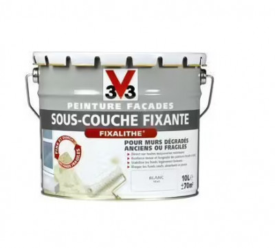 Sous-couche fixante façade blanc 10 l V33