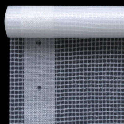 Bâches polyvalent et robuste 2 pièces 260 g/m² 2 x 6 m blanc 02_0002213
