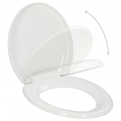 Abattant WC à fermeture en douceur libération rapide blanc 02_0002906