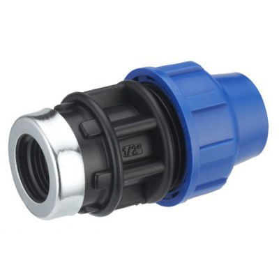 Raccord polyéthylène plastique auto. droit femelle diamètre 32 filetage 1 NOYON ET THIEBAULT
