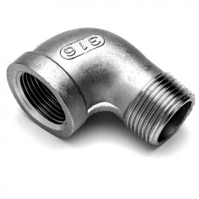 Coude 90° inox 316 mâle-femelle 20x27 FG INOX
