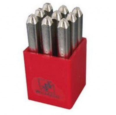 Jeu de chiffres à frapper endroit - hauteur 4 mm WILMART