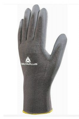 Gant tricot pa/pu gris 8 DELTA PLUS