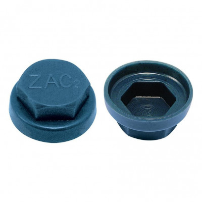 Capuchon Capzac 6 pans de 12 mm ral 5008 sachet de 100 pièces ETANCO 