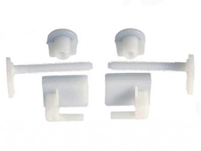 Jeu attaches pour abattant métal/PVC WIRQUIN PLASTIQUES