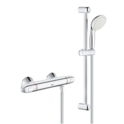 Mitigeur thermostatique chromé douche 1/2" GROHE