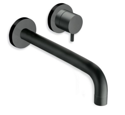Lavabo mural Triverde 2 trous bec black CRISTINA