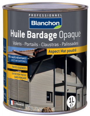 Huile bardage gris naturel 1 litre BLANCHON 