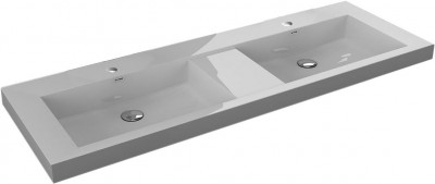 Plan vasque Primeo synthèse blanc 140 cm