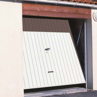Porte de garage Proaccess CTP blanc gauche + LDD 187.5 x 87.5