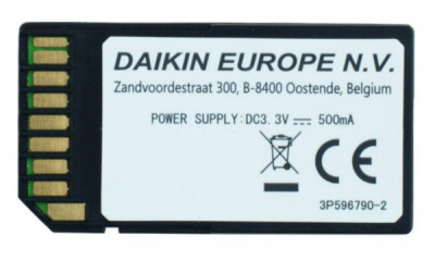 Carte adaptateur SD Wlan connexion Wifi UE/boîtier internet 60 x 160 x 160 mm DAIKIN