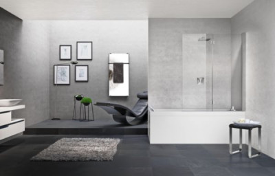 Parois de baignoire Y2 1BSV 120 gauche verre transparent silver NOVELLINI