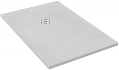 Receveur Singulier ardoise blanc 90 x 90 cm JACOB DELAFON