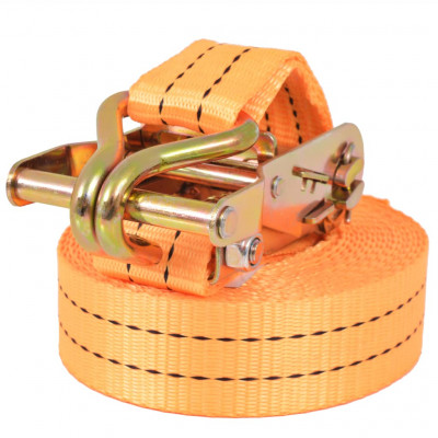 Sangle d’arrimage à cliquet 10 pièces 1 tonne 6 m x 38 mm orange 02_0003537