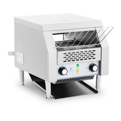 Grille-pain convoyeur 2 200 watts 3 fonctions toaster professionnel grille-pain rotatif (puissance : 2 200 w, vitesses : 7, mode veille, petits pains, pain) 14_0004963
