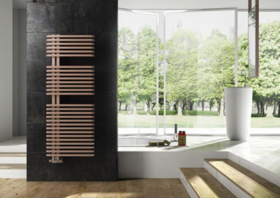 Radiateur sèche-serviettes eau chaude JAZZ NG collecteurs gauche 1290 x 500 x 62 mm 636 W IRSAP