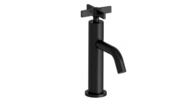 Robinet lave-mains CROSS ROAD Eau froide black mat CRISTINA