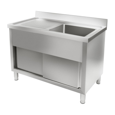 Plonge en inox professionnel 120 cm 14_0005206