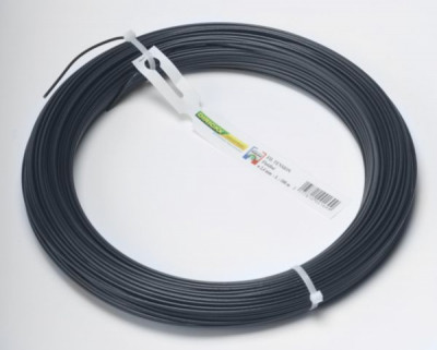 Fil de tension plastifié gris diamètre 2,4 mm rouleau de 100 m DIRICKX