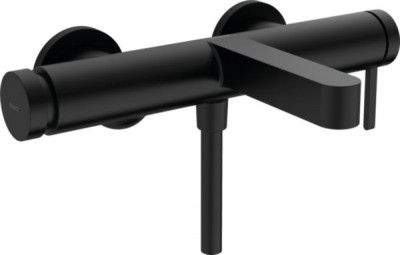 Mitigeur thermostatique bain/douche Finoris noir mat HANSGROHE