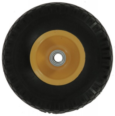 Roue increvable jaune pour diable diamètre 260 mm NOVIPRO