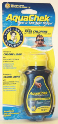 Testeur Aquachek jaune chl+ph+alka 60 x 100 x 210 mm SCP