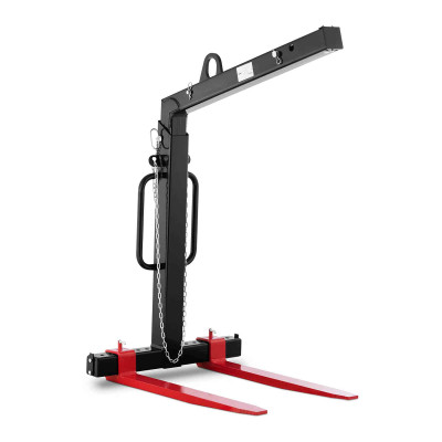 Fourche lève-palette euro grue (capacité de charge : 1 500 kg, longueur de la fourche : 1 000 mm, hauteur : 1 300 - 2 000 mm, écartement : 350 - 900 mm, équilibrage : 300 kg) 14_0006203