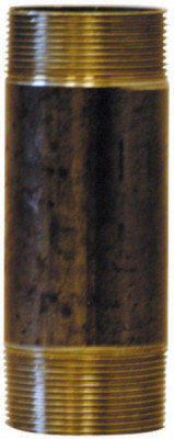 Mamelon 530 tube soudé filetage conique noir longueur 150 mm 33 x 42 AFY