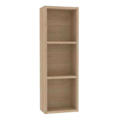 Niche haute Plénitude 2 tablettes chêne clair hauteur 90 x 30 x 18 cm