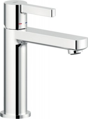 Mitigeur de lavabo Lira avec vidage push chromé 70 x 210 x 410 mm NOBILI