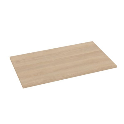 Plan Plénitude pour meuble sous vasque chêne clair 80 x 46 cm