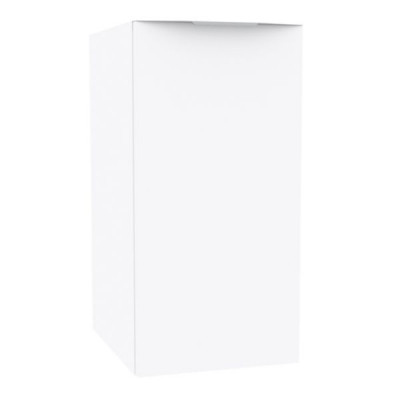 Module sous vasque Plénitude 1 porte pour meuble 2 tiroirs blanc brillant Longueur 30 cm profondeur 38 cm 