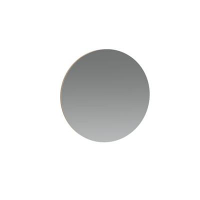 Miroir rond Plénitude côté coloris chêne clair diamètre 60 cm 