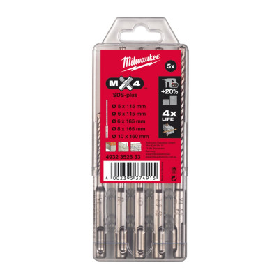 Forets coffret de 5 pièces 15 x 73 x 184 mm MILWAUKEE