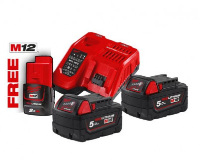 Pack NRJ avec une batterie offerte M18 NRG-502 MILWAUKEE