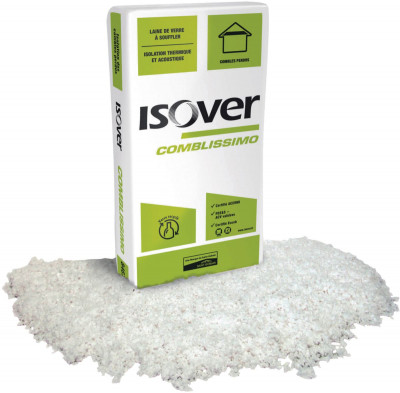 Laine de verre Comblissimo sac de 17,3 Kg ISOVER