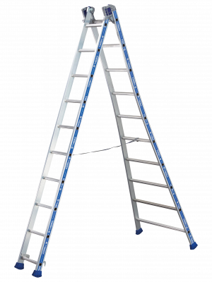 Echelle transformable 2 plans 2m36 x 4m04 TUBESCA